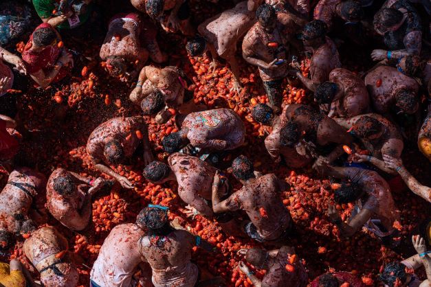 spain la tomatina buñol 2022