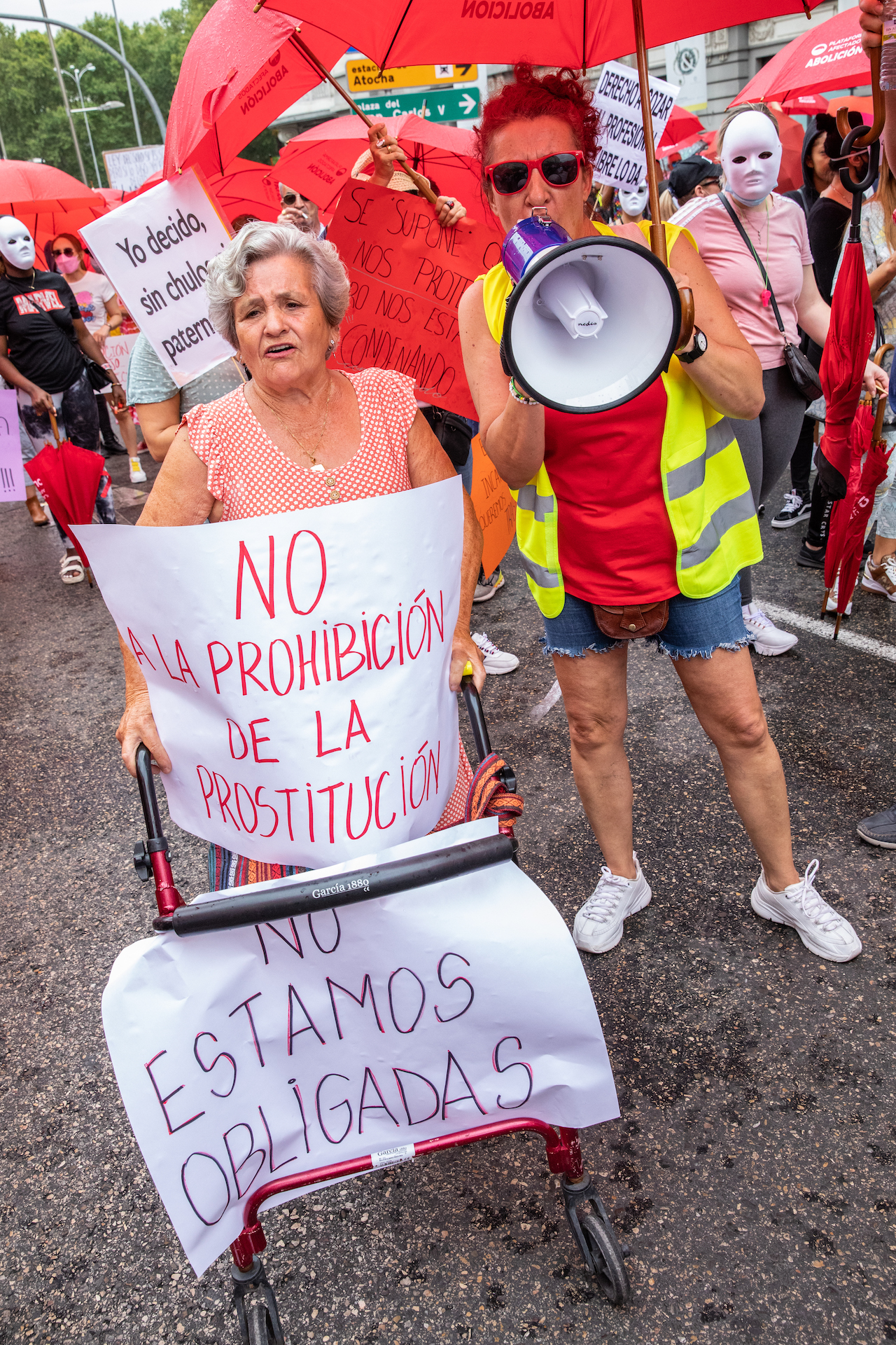 spain sex workers bill abolition protest