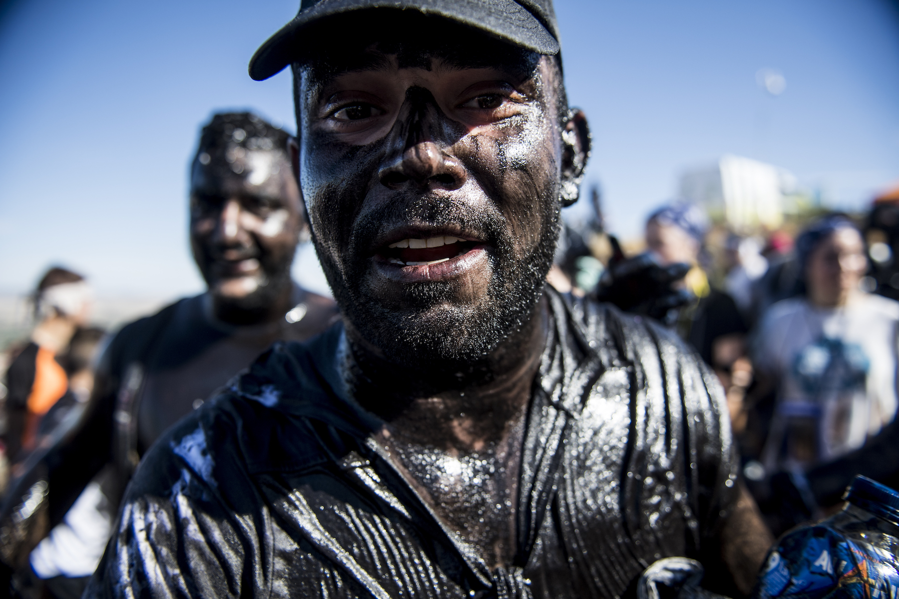 spain grease festival man