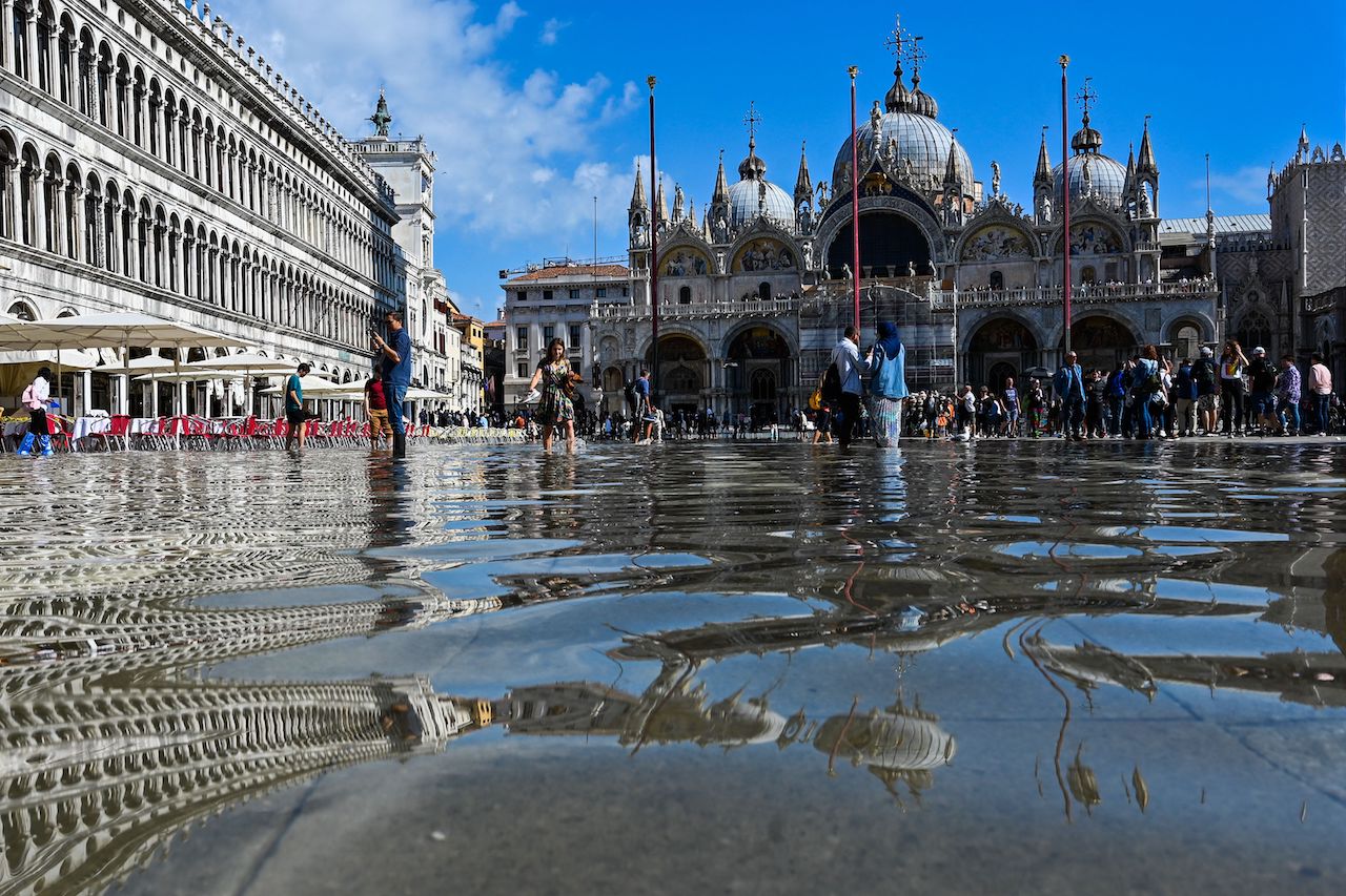 venice flood st marks square 2022