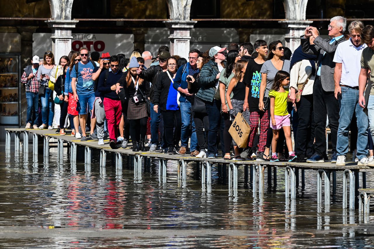 venice flood st marks square 2022