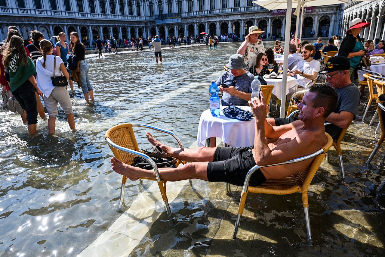 venice flood st marks square 2022