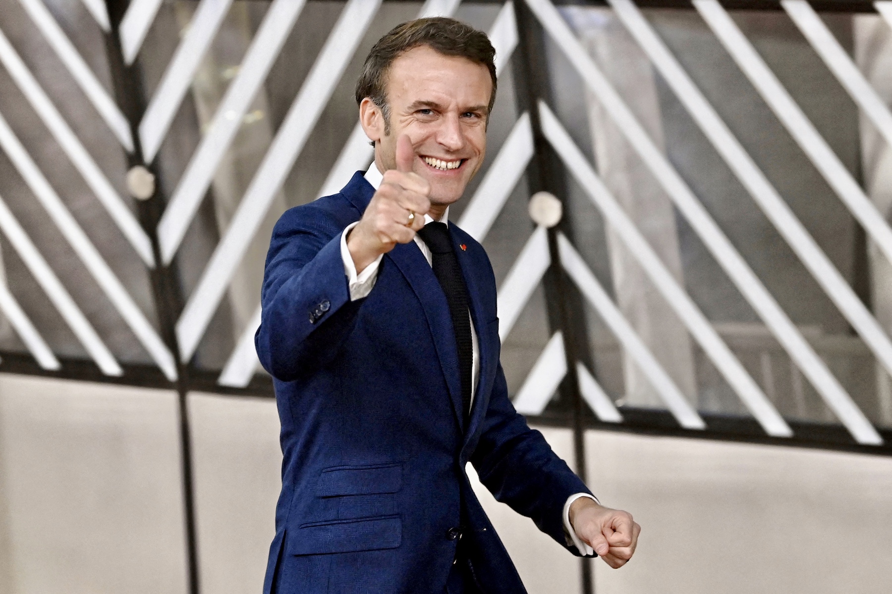 emmanuel macron france free condoms