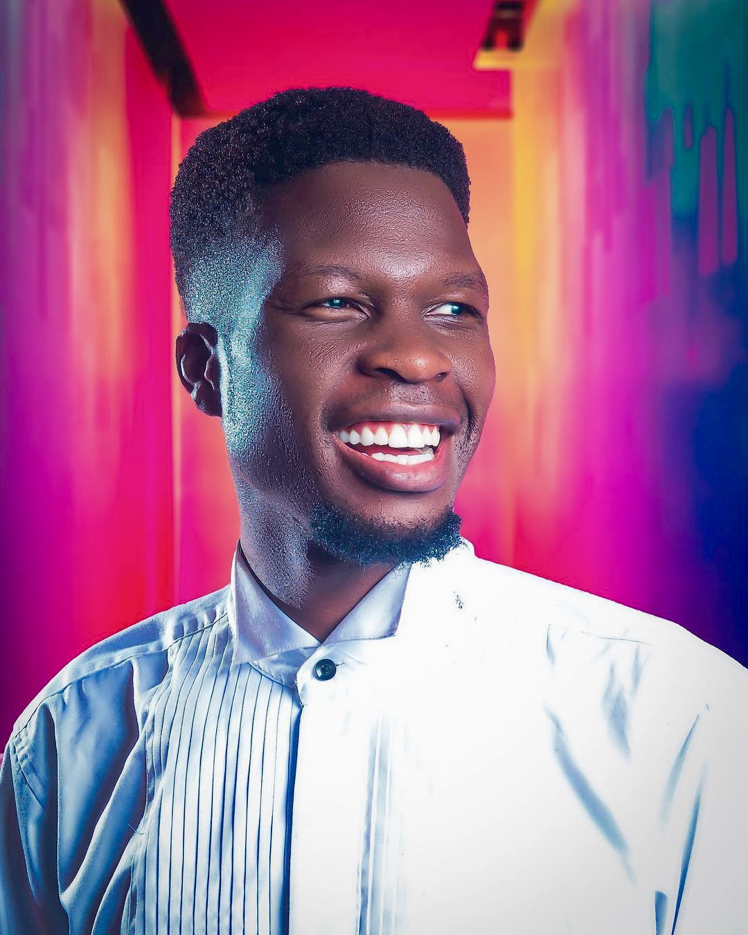 Portrait photo of Edwin Chiluba LGBTQ activist and fashion designer