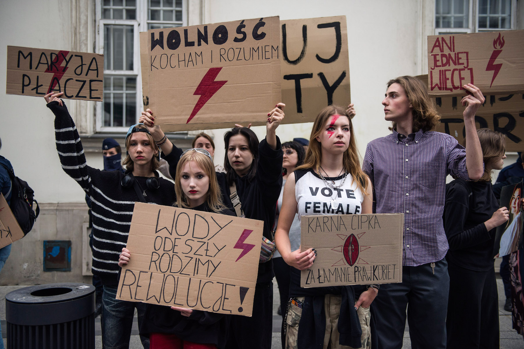 polish womens rights rally