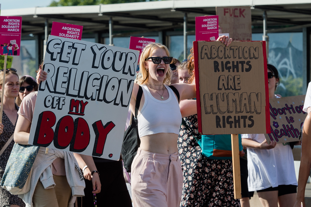March to Defend US Abortion Rights in London