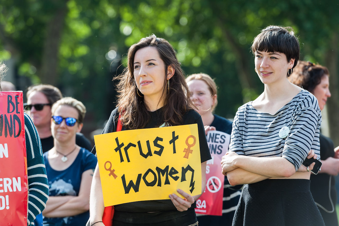 UK pro-choice protest 