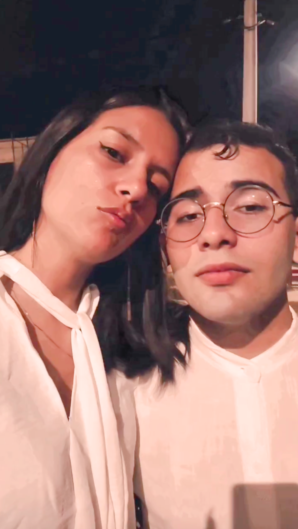 Cecilia Strzyzowski and her husband Sena