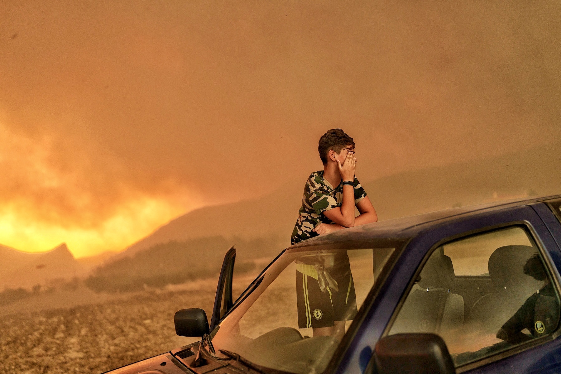 european worst wildfires greece