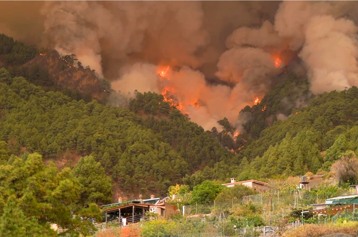 Spain Tenerife Fire