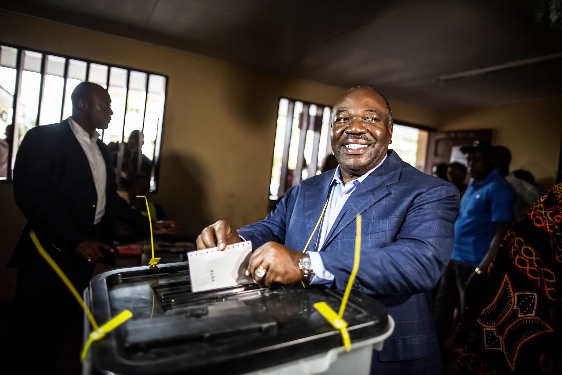 gabonese President Ali Bongo Ondimba vote