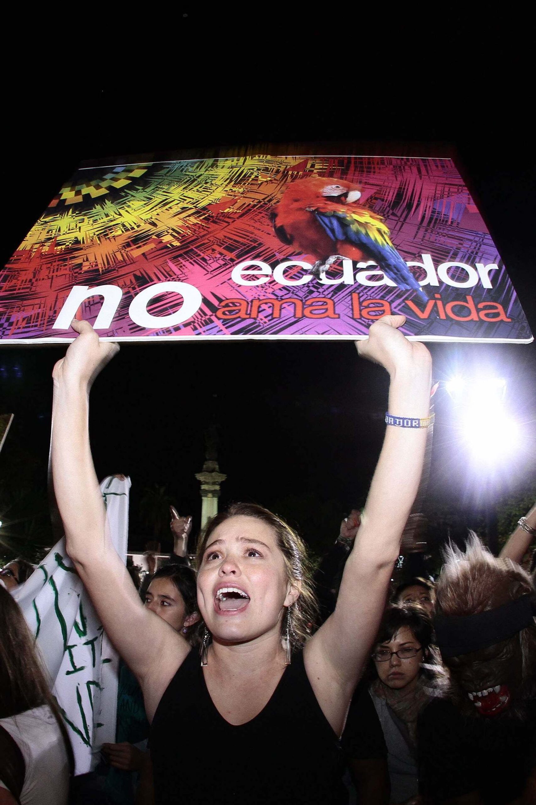 ecuador protest exploitation oil yasuni national park