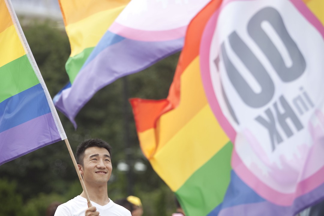 hong kong lgbtq pride flags