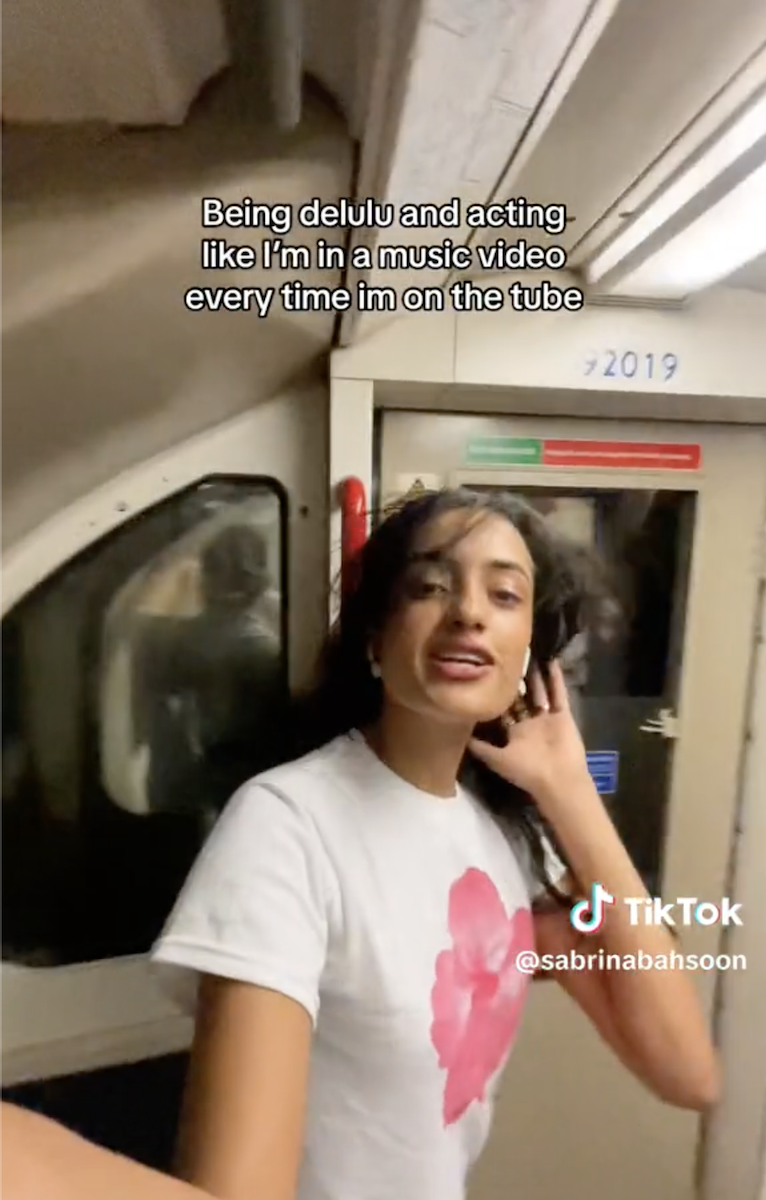 london tiktok tube girl sabrina bahsoon