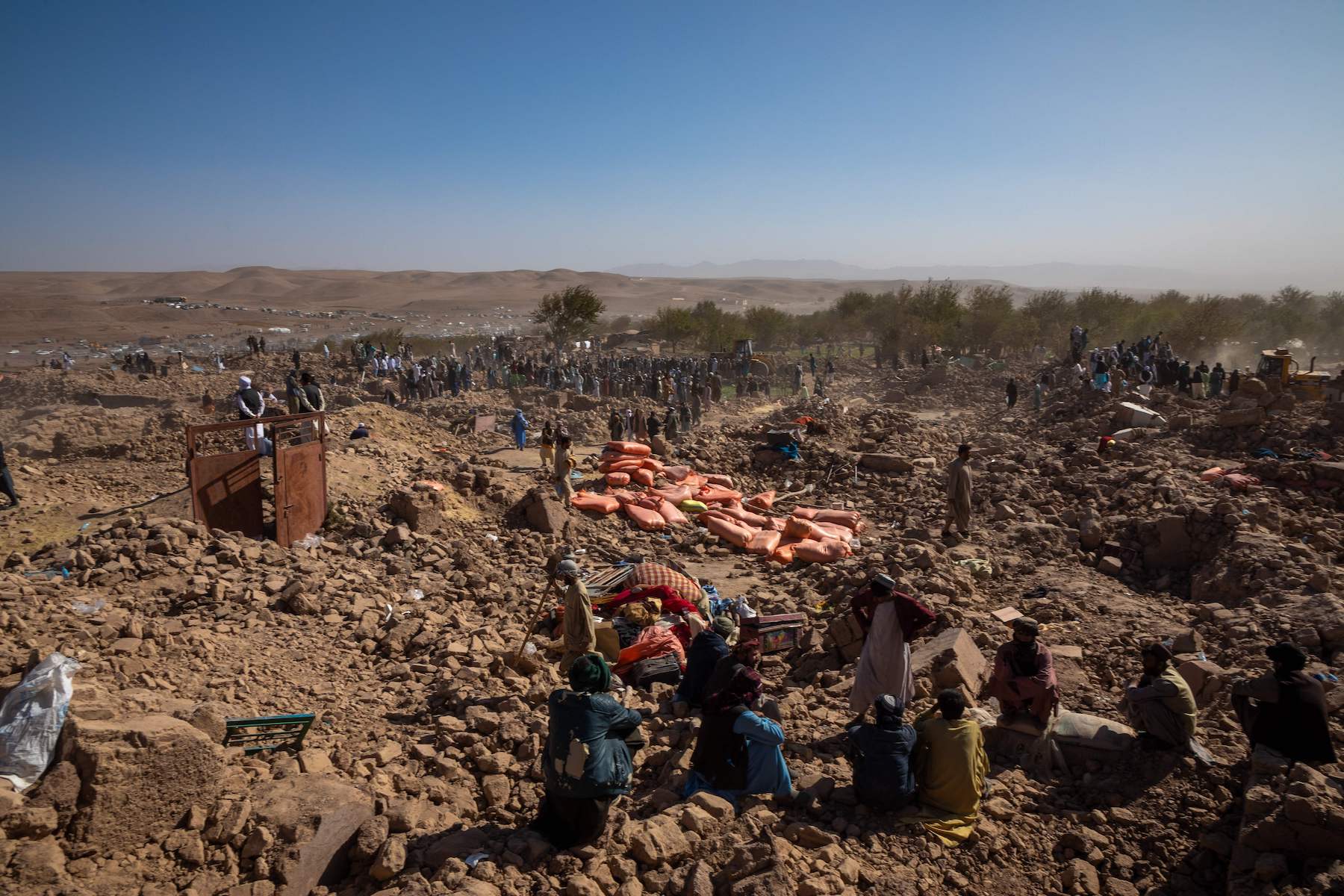 2023 scene after a 6.3 earthquake hit afghanistan herat