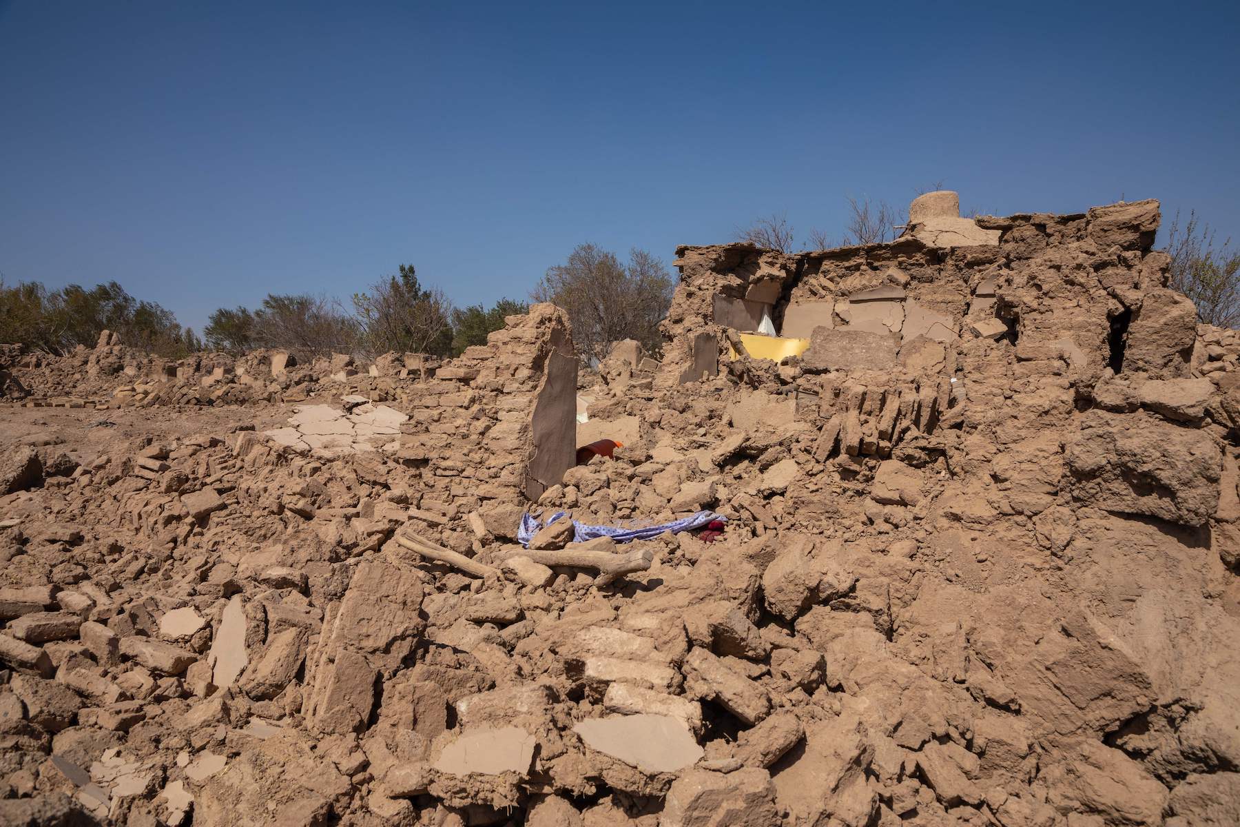 2023 scene after 6.3 earthquake hit afghanistan herat