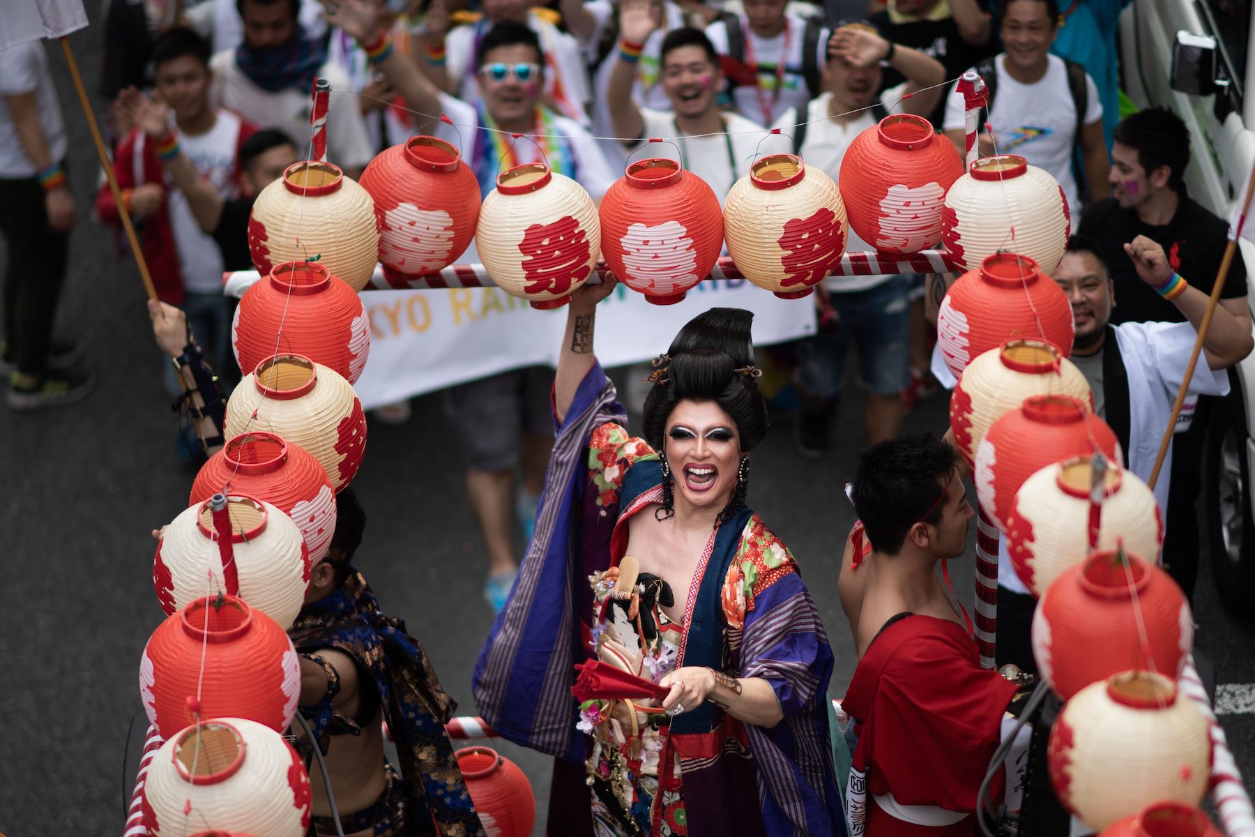 japan people celebrating trans sterilization unconstitutional