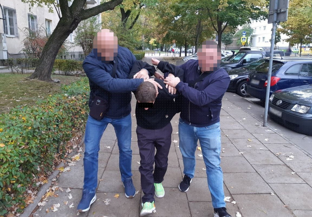 polish pretend mannequin thief