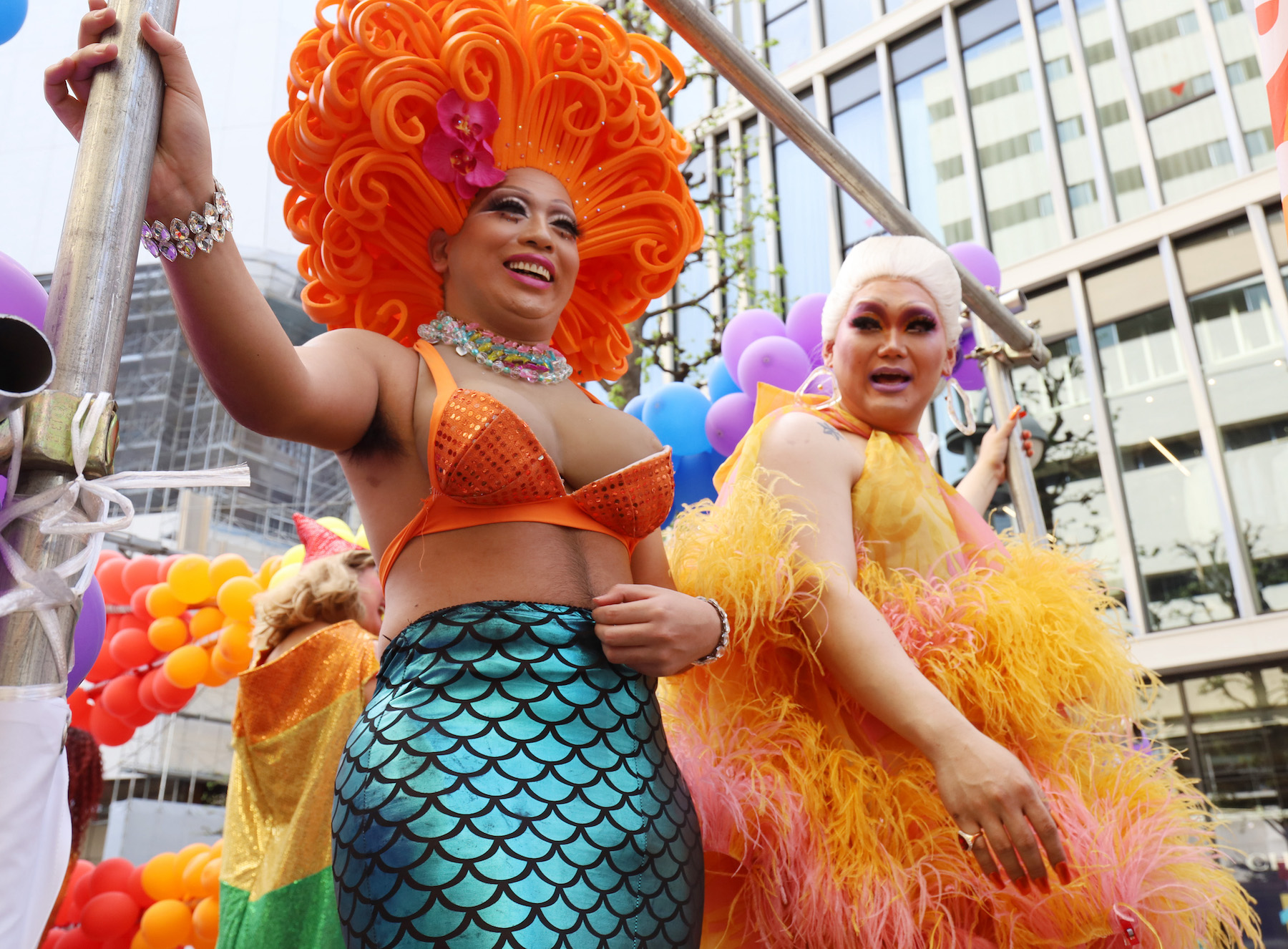 Supporters of the lesbian gay bisexual and transgender LGBT japan tokyo