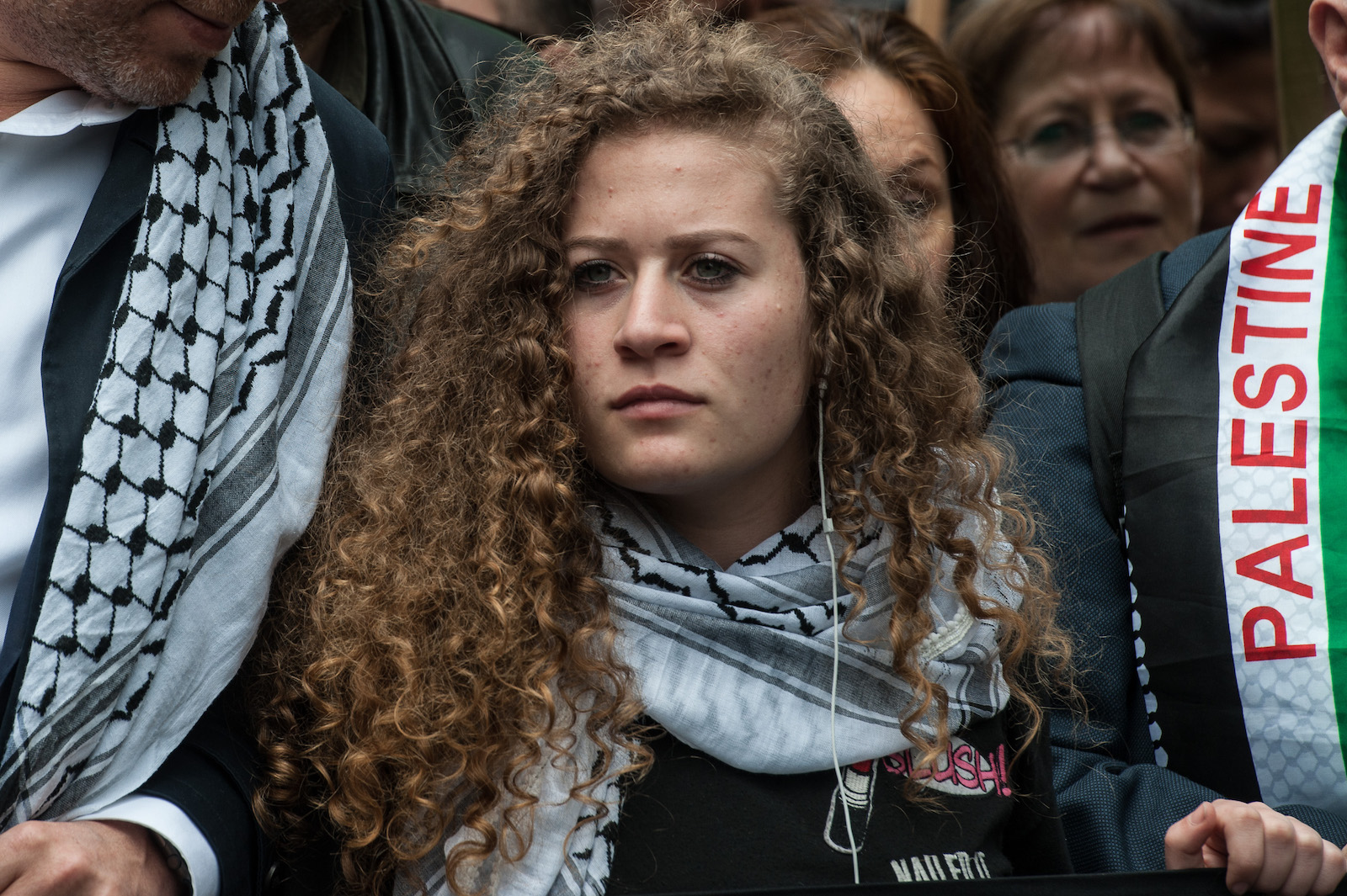 Ahed Tamimi palestine gaza-arrested slapped solider