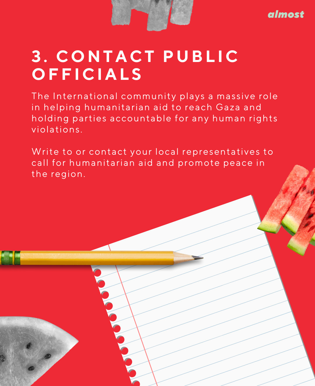 help gaza contact representatives public officials