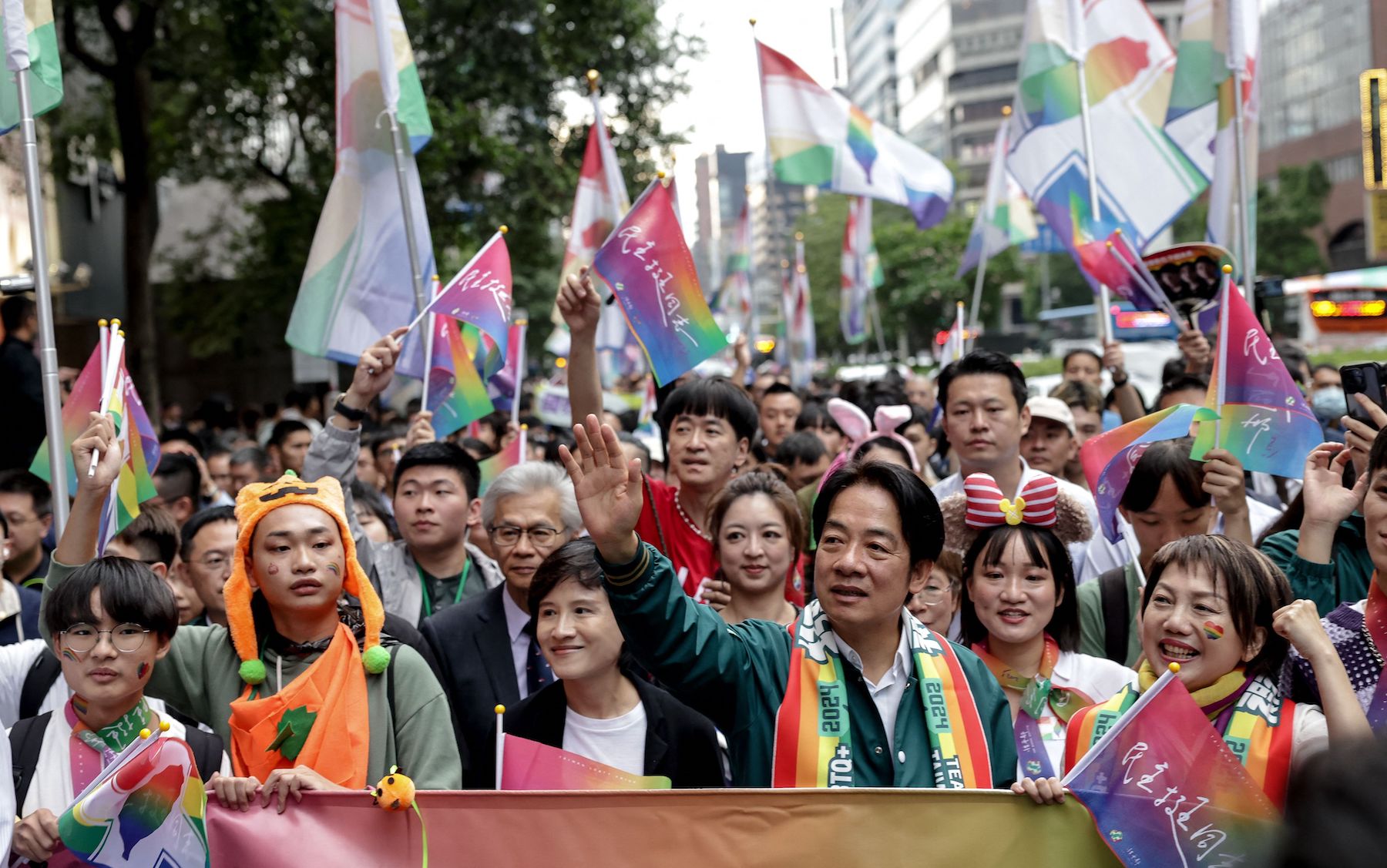 william lai lgbtq pride parade taiwan 2023