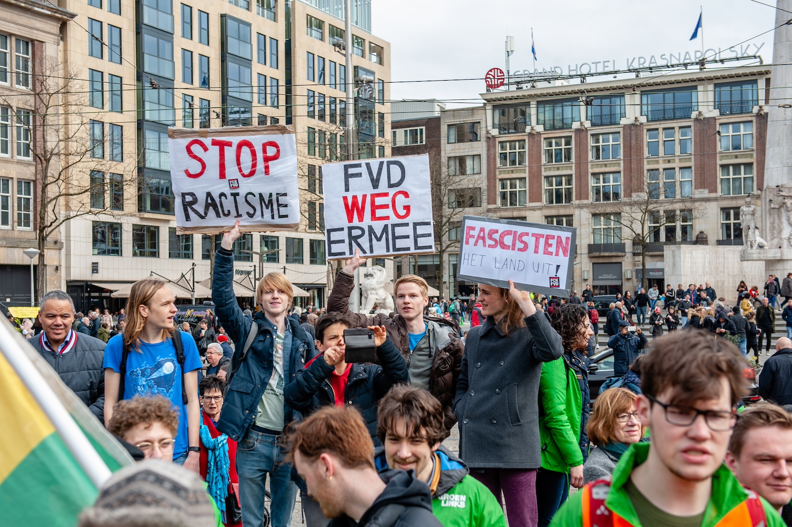 demonstration against racism and discrimination netherlands