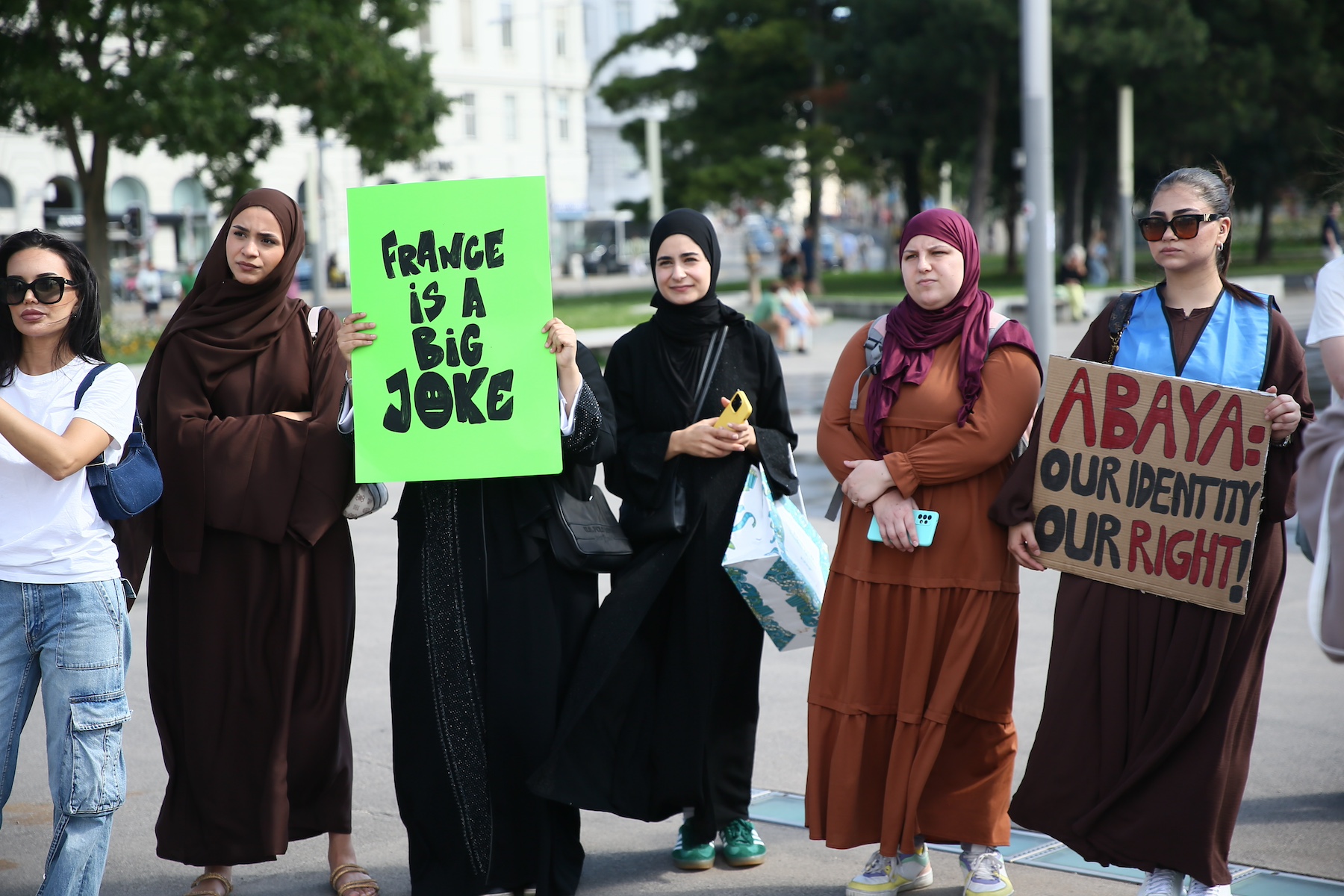 French Embassy protests against the ban on abaya