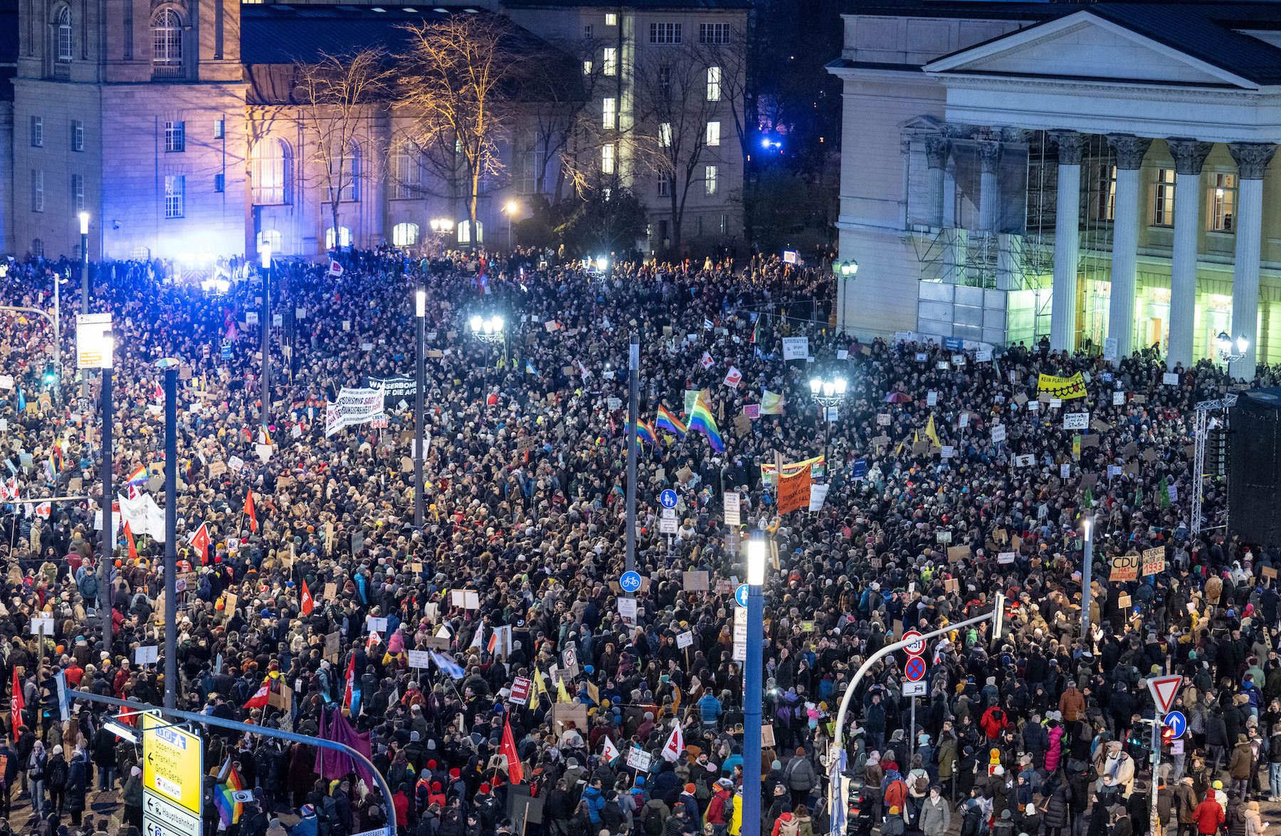 Germany massive protest