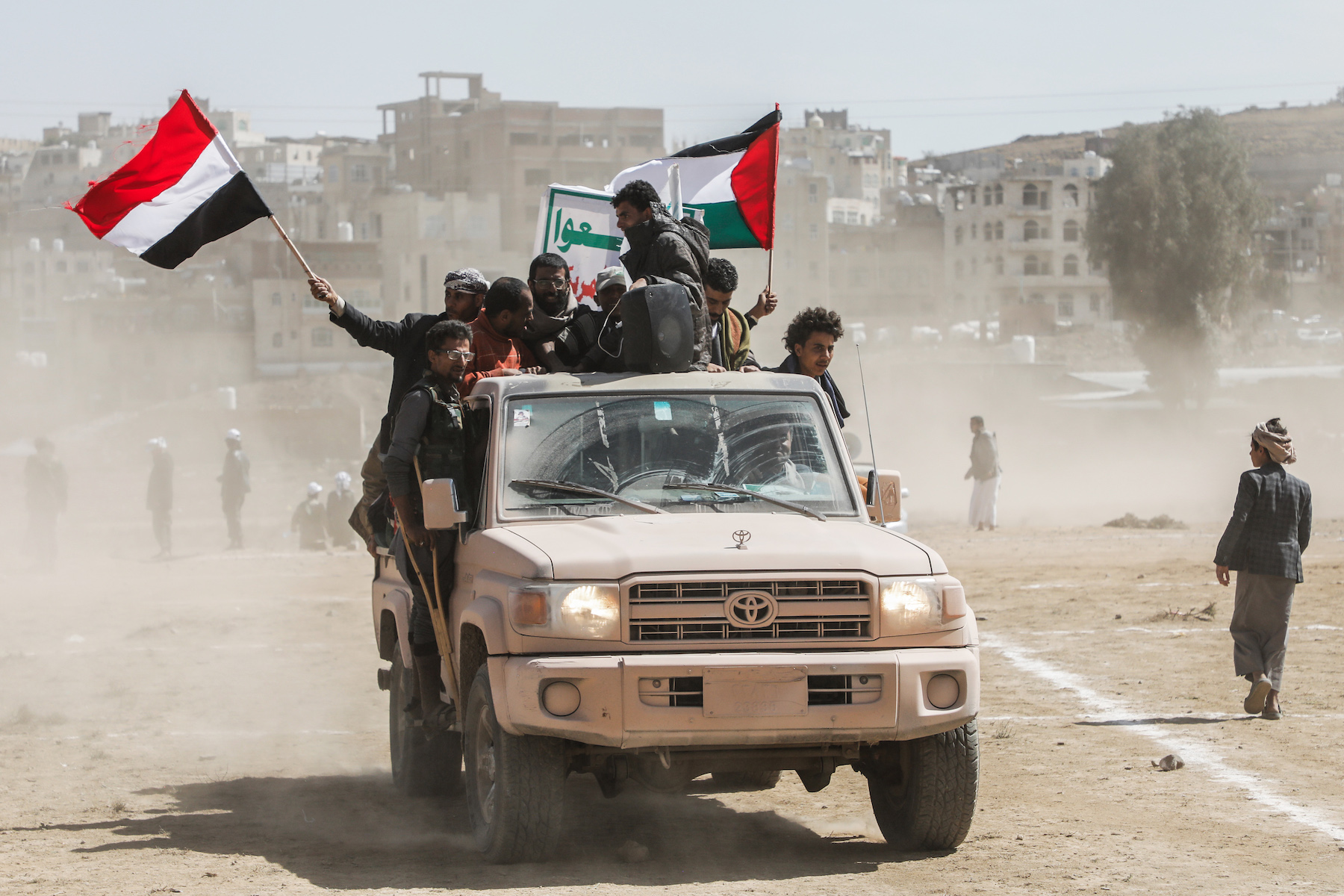 Houthis armed group control Yemen