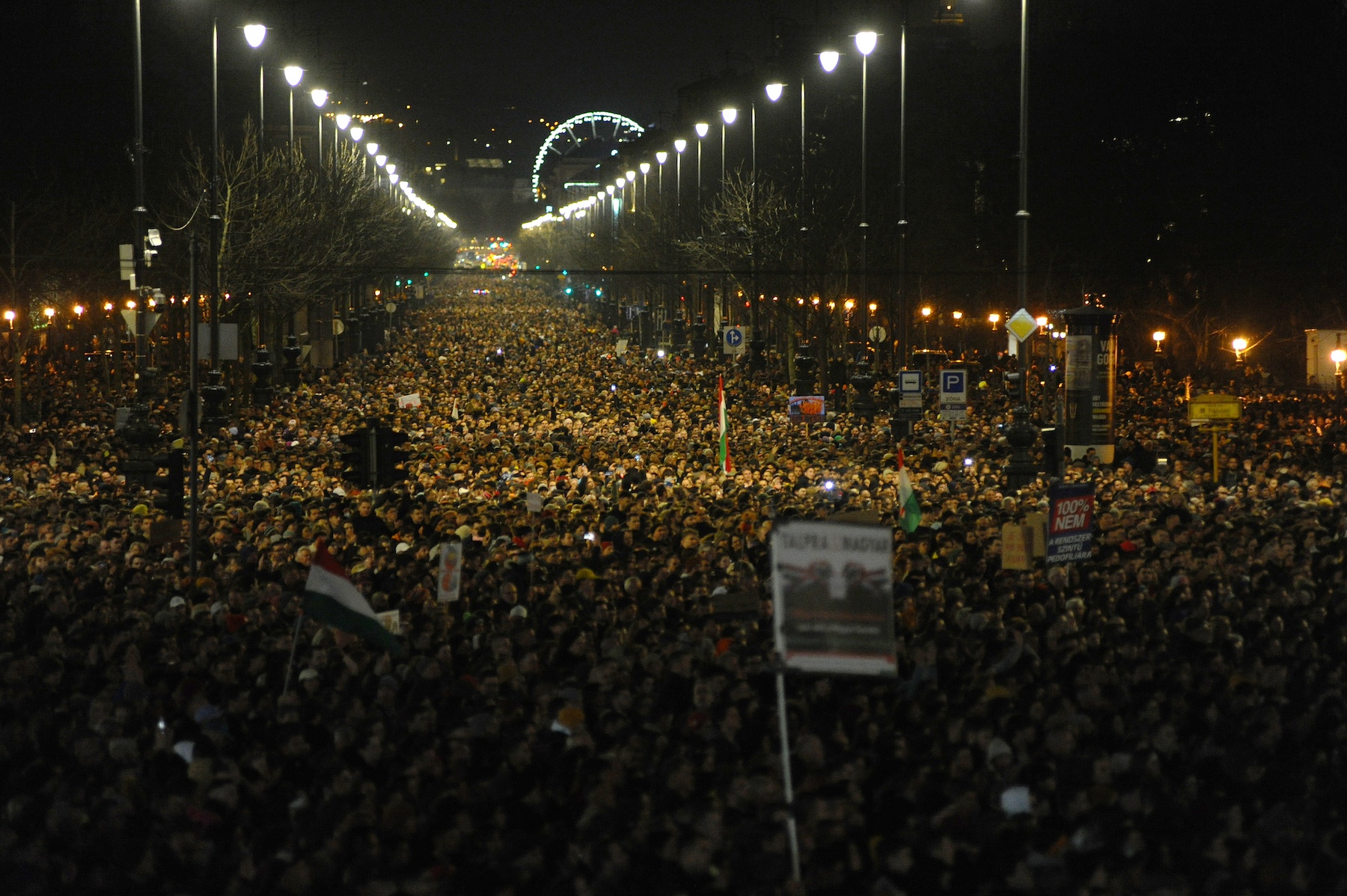 protest against hungary Viktor Orban seual abuse