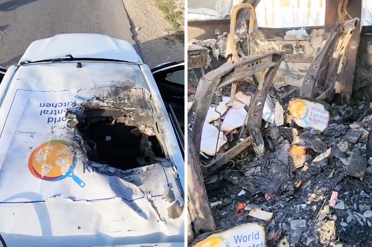 israel kill world central kitchen aid workers gaza