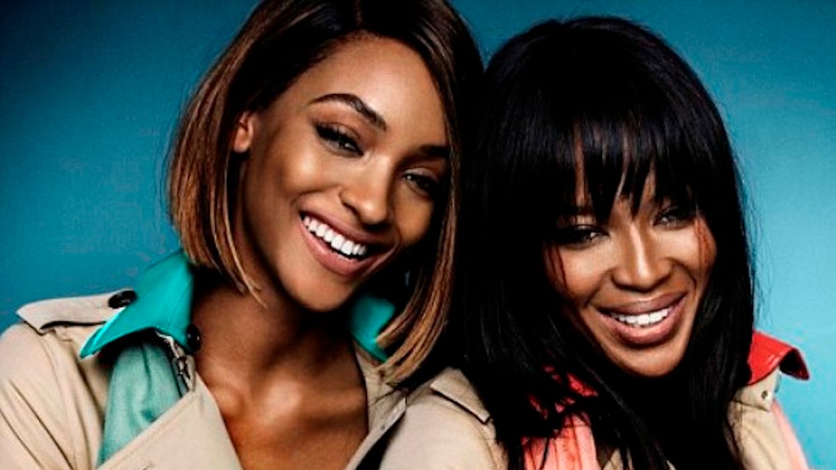 Naomi and Jourdan for Burberry