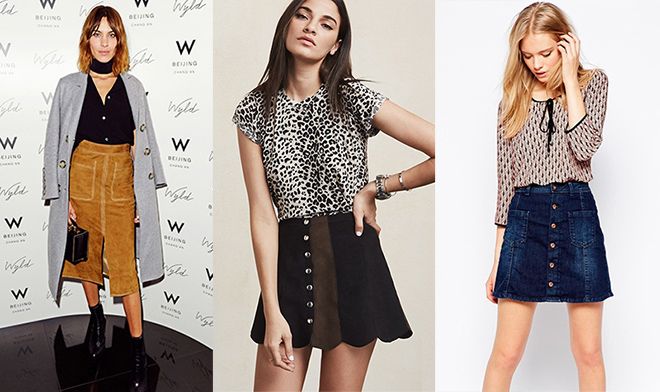 How to wear the 70's skirt