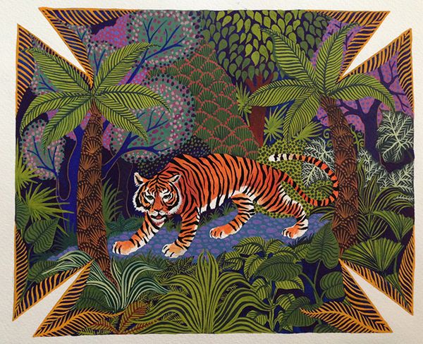 The illustrator behind Hermès’ silk scarf designs