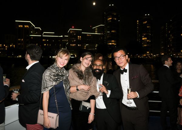 Glam on the Thames, Champagne boat party organized by Captain Stefan Latev