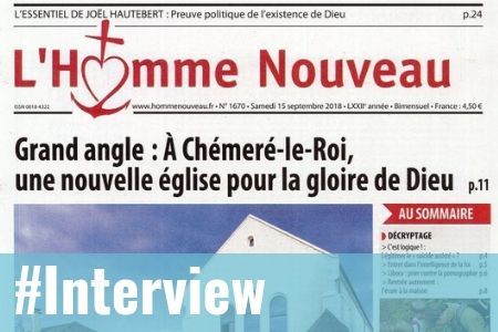 Sur la une de l'HN : interview avec le Prieur