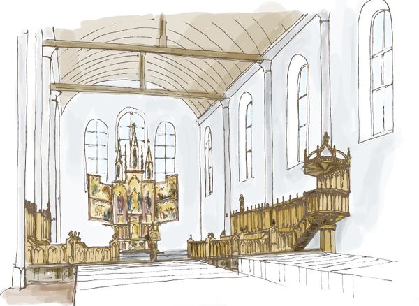 Gothic choir stalls