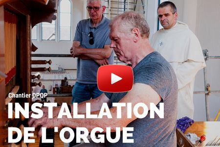 Installation de l'orgue