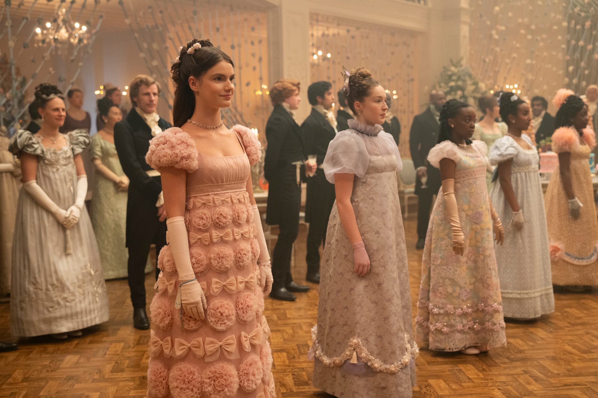 Florence Hunt as Hyacinth Bridgerton in 'Bridgerton' Season 4 