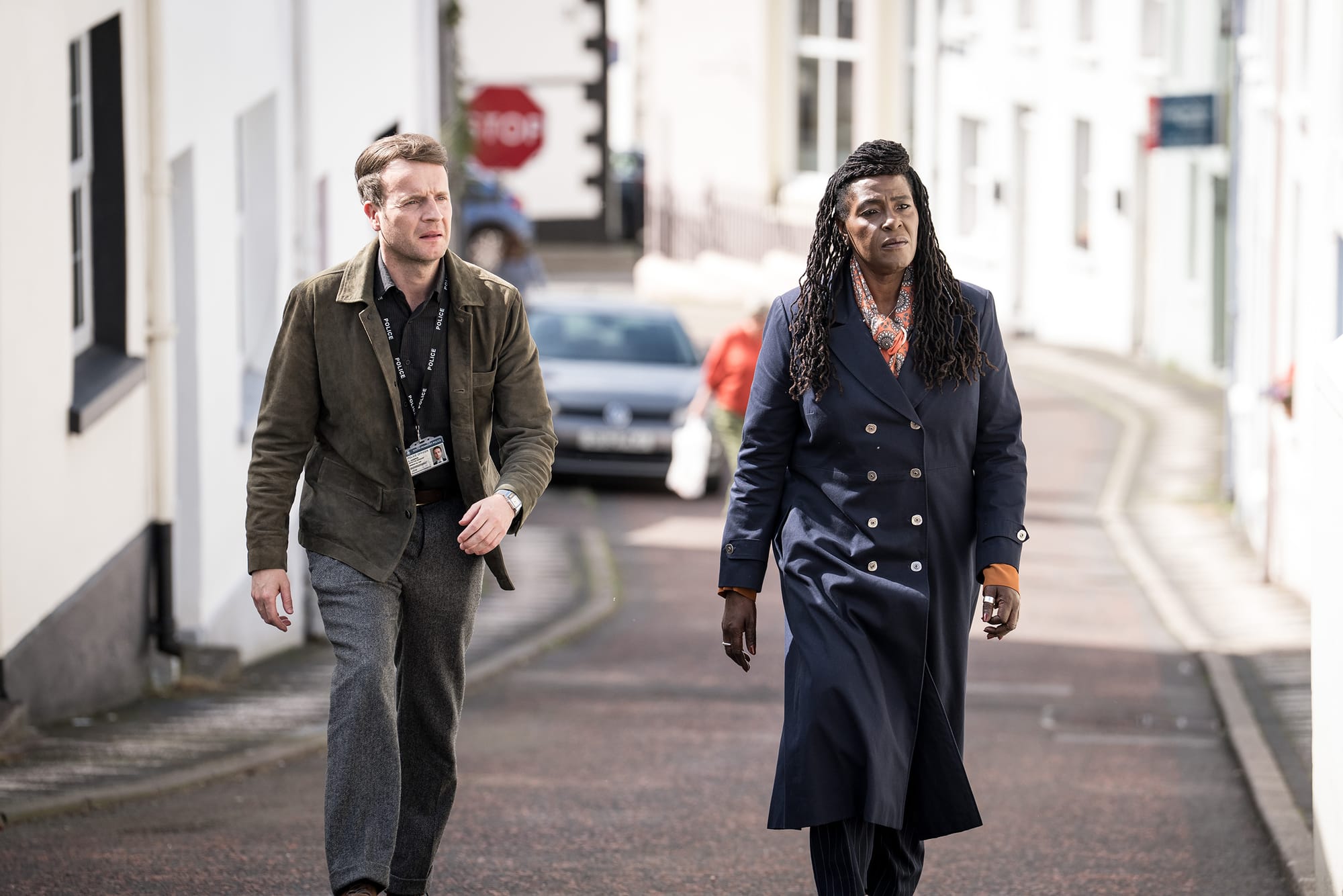 Andrew Gower and Sharon D Clarke in 'Ellis' Season 2