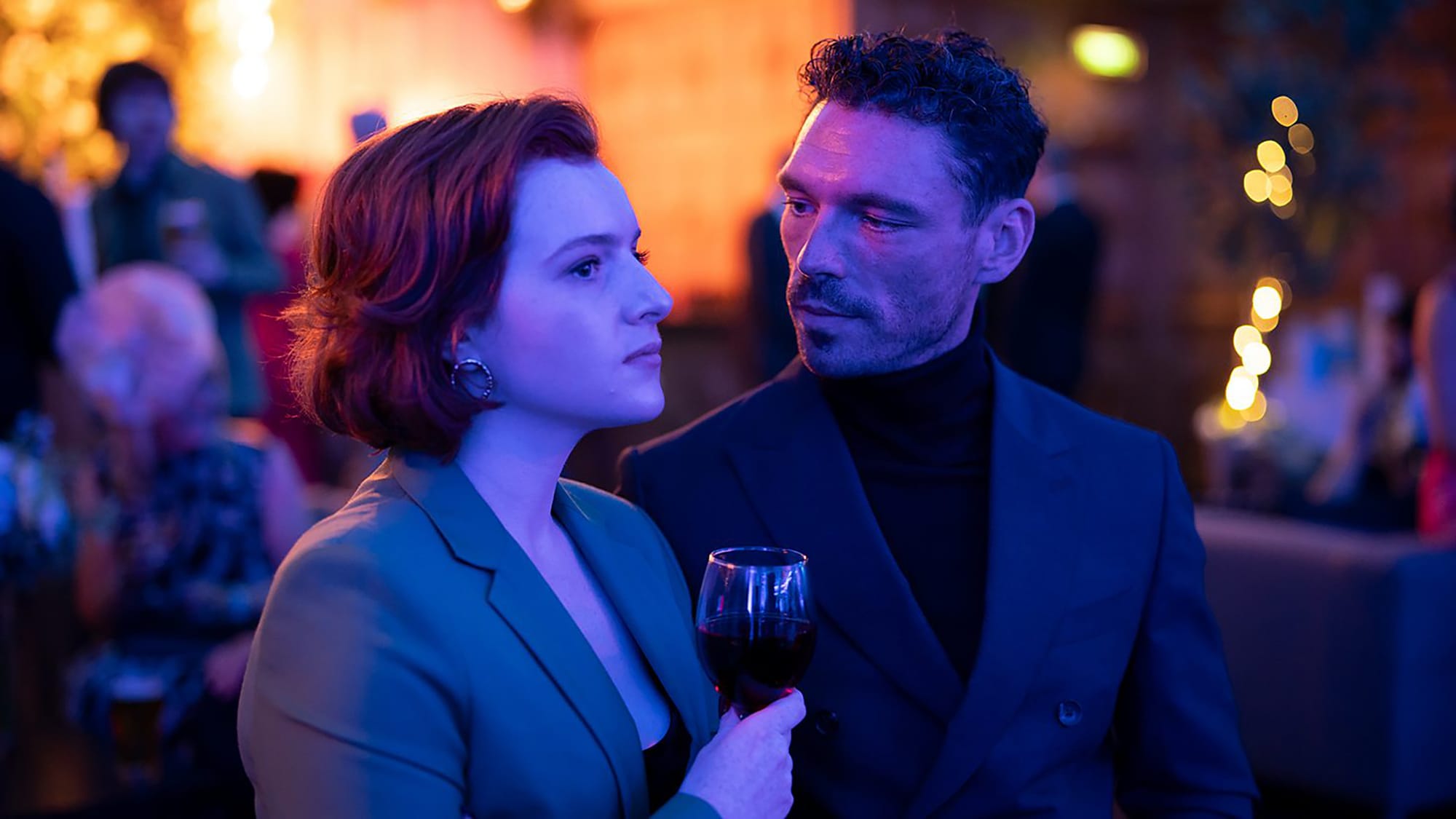 Hannah Onslow as Diana Williams and James Nelson Joyce as Michael Kavanagh in 'This City Is Ours' 