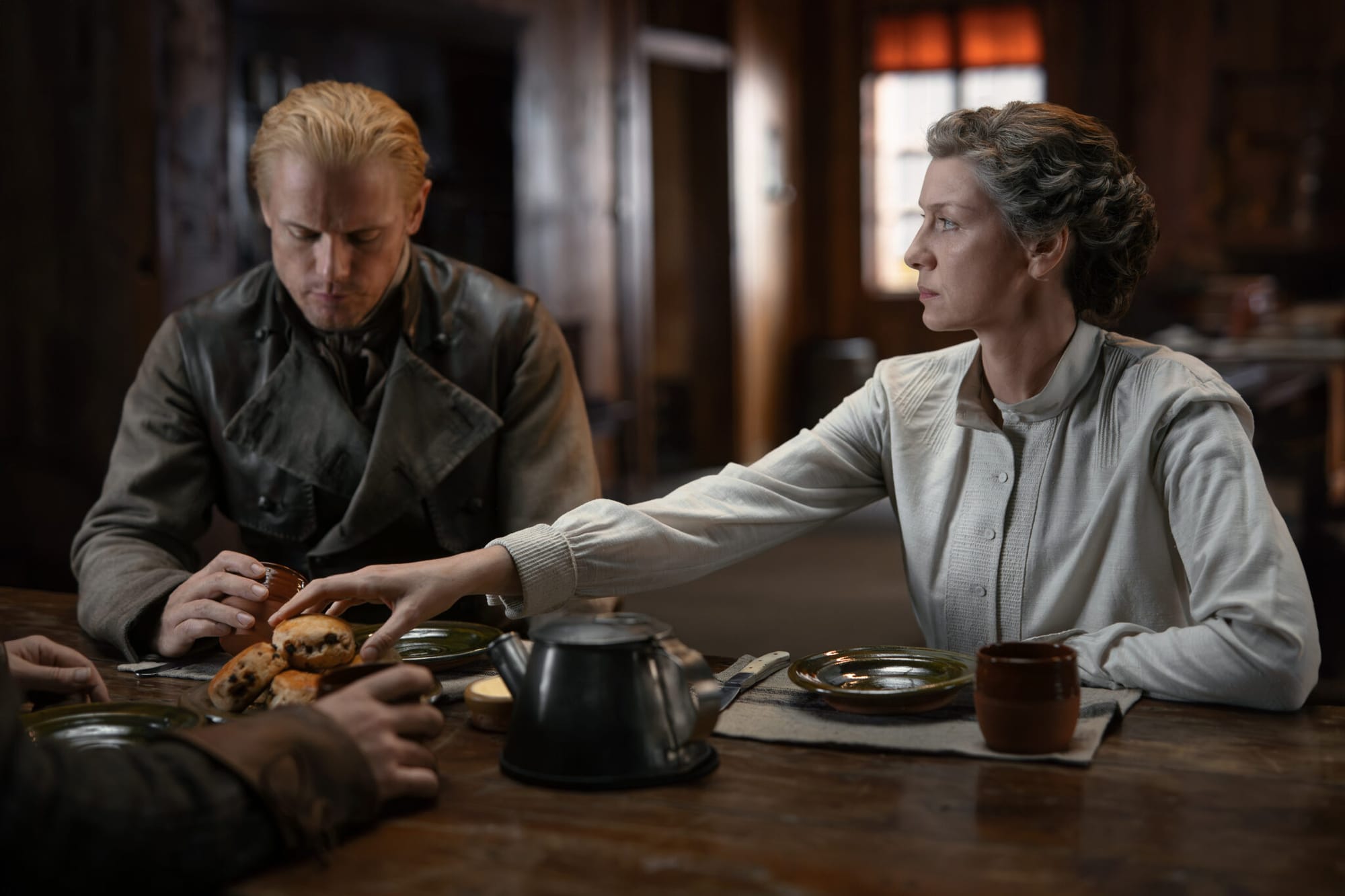 Sam Heughan and Caitríona Balfe in 'Outlander' Season 8 