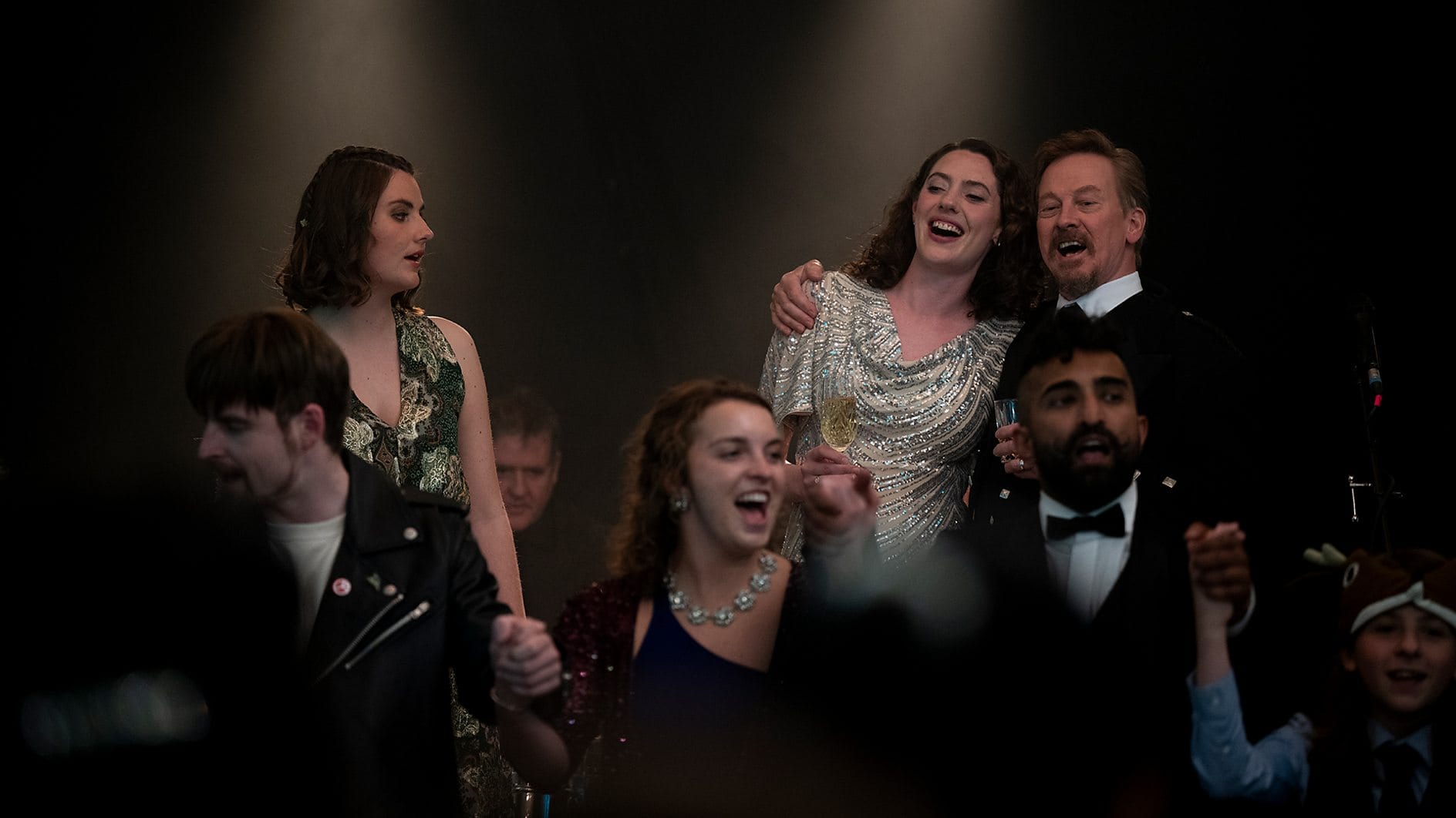 Andrew Macinnes, Meredith Brook, Sinead Macinnes, Iain Macrae, Jacob Watson in 'The Island'/'An t-Eilean' 