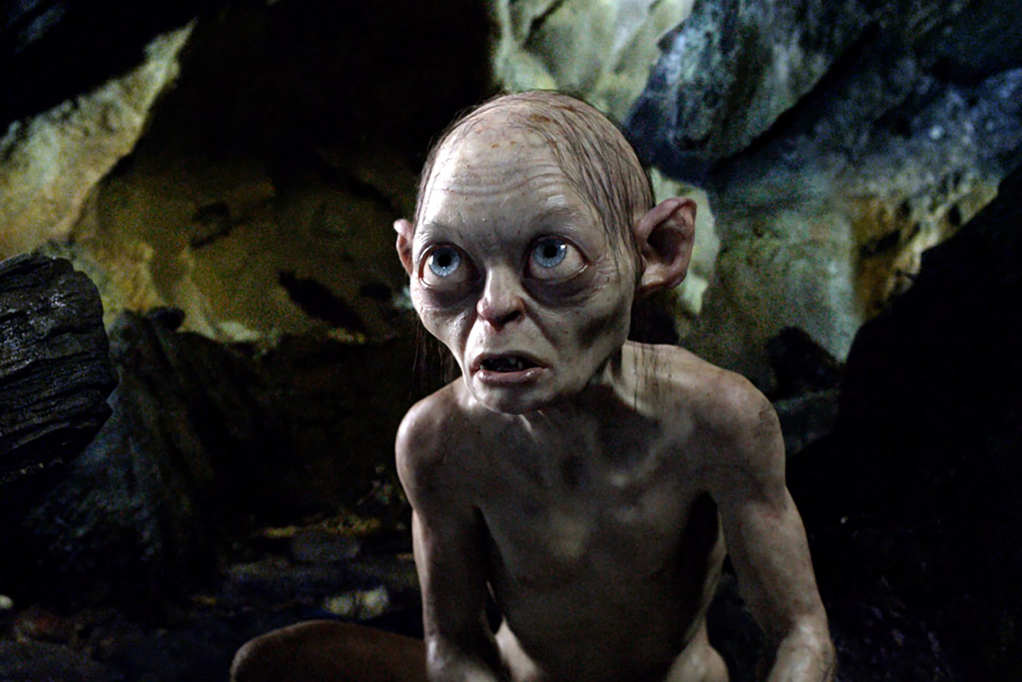 Andy Serkis as Gollum in 'The Hobbit'