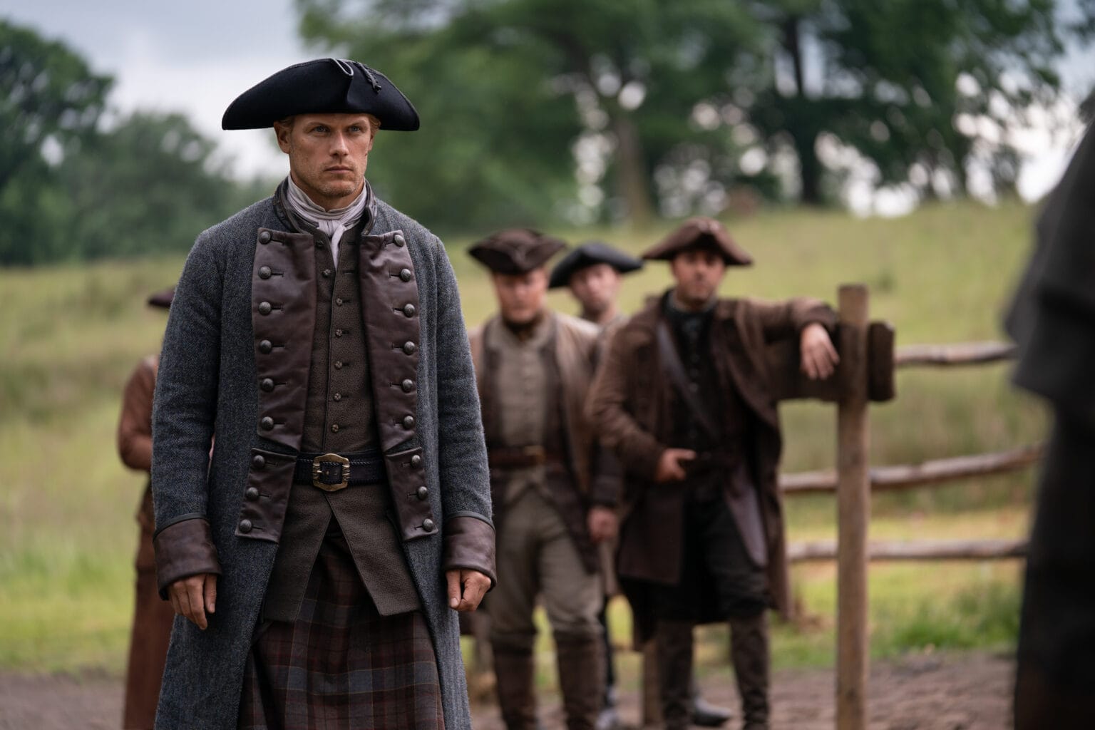 Sam Heughan in 'Outlander' Season 8