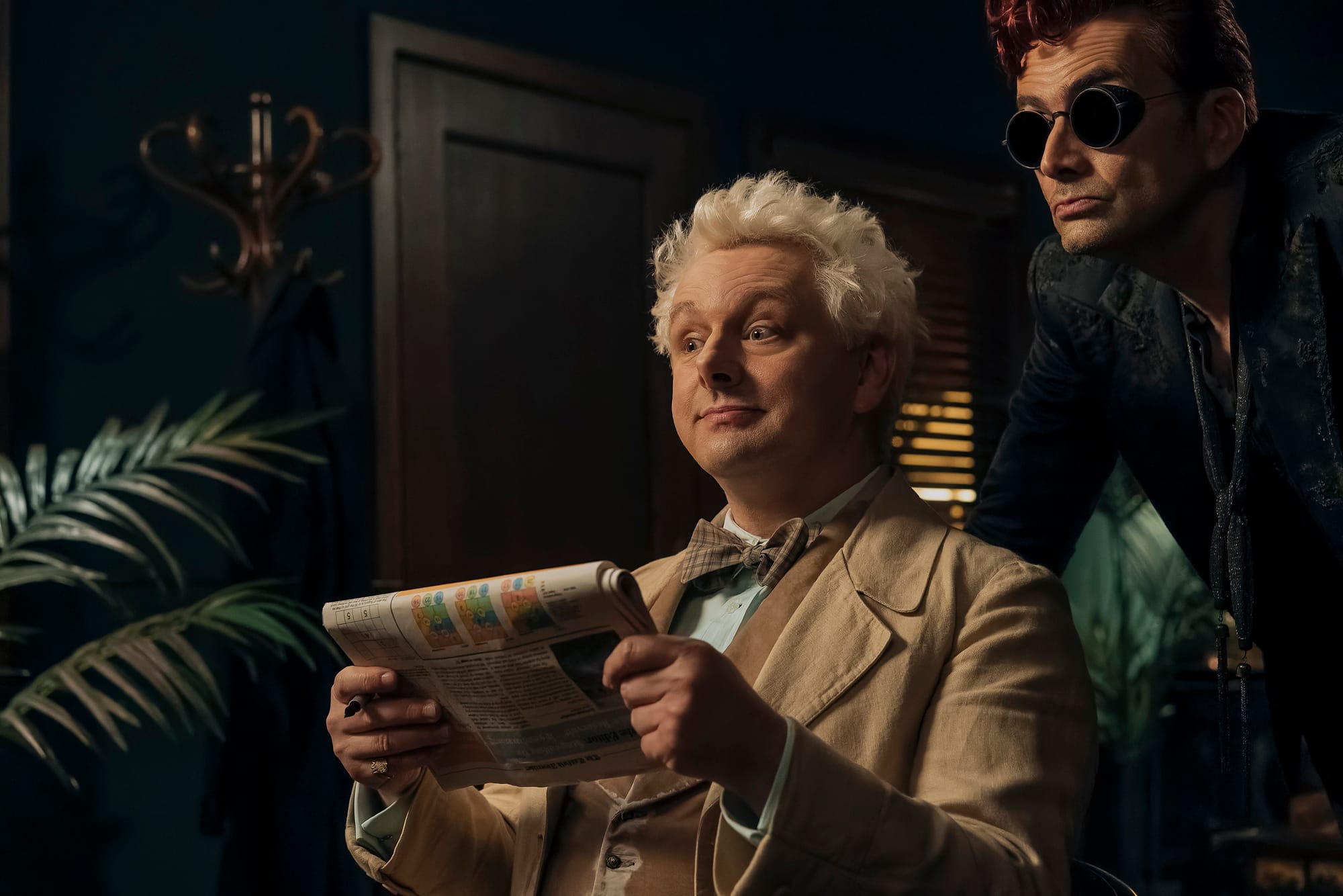 Michael Sheen and David Tennant in the 'Good Omens' finale