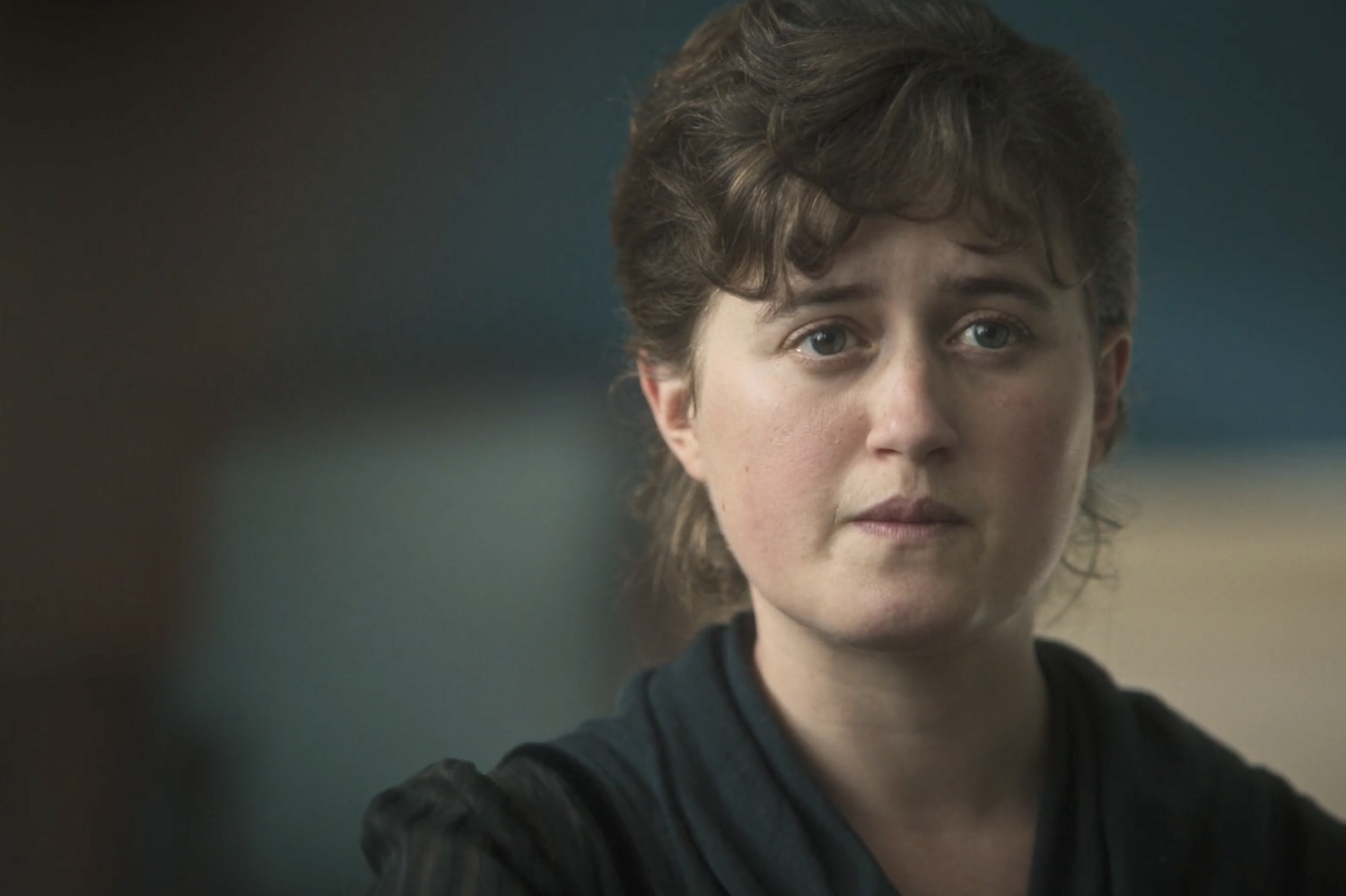 Mary (Ella&nbsp;Bruccoleri) in mourning