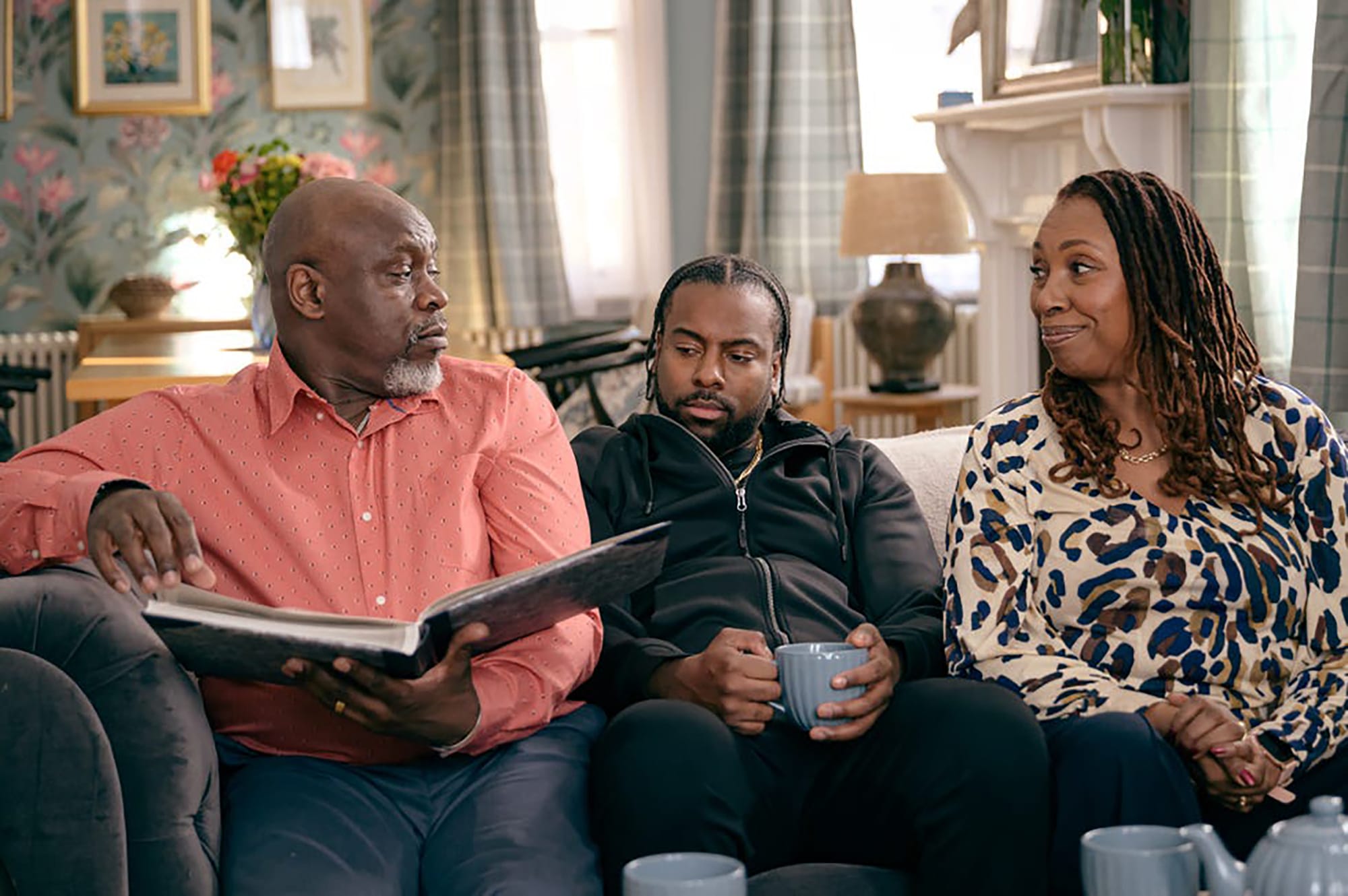 Robbie Gee, Akemnji Ndifornyen, and Jo Martin in 'Black Ops' Season 2