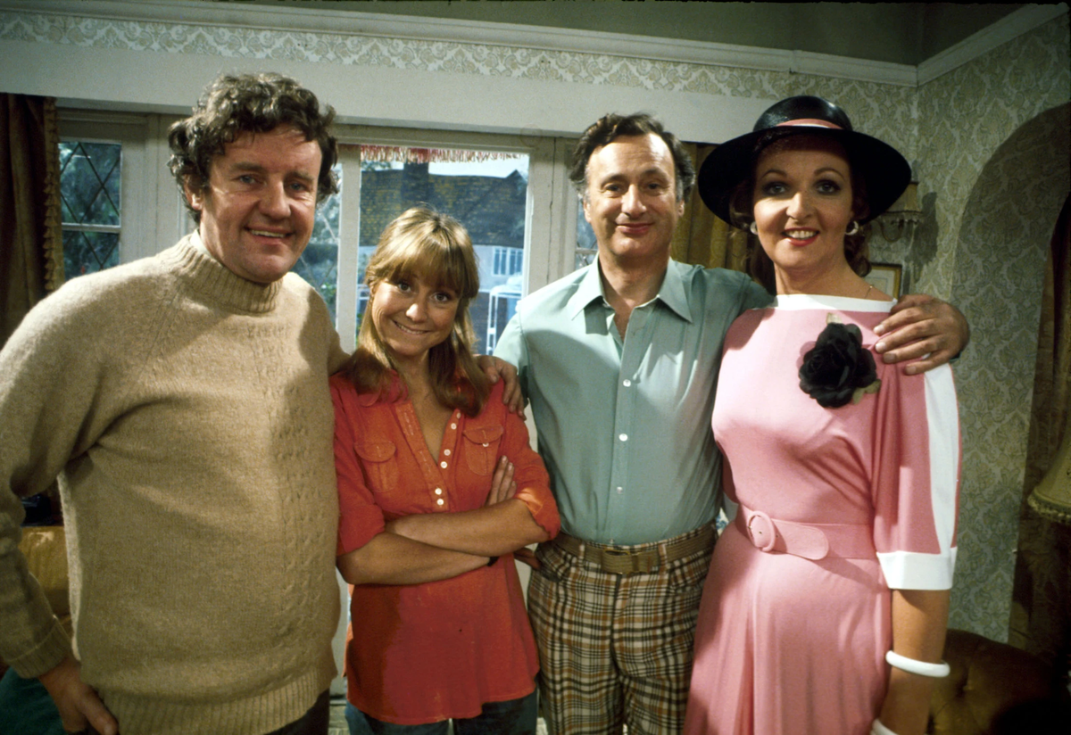 Tom Good (Richard Briers), Barbara Good (Felicity Kendal), Jerry Leadbetter (Paul Eddington) and Margo Leadbetter (Penelope Keith).